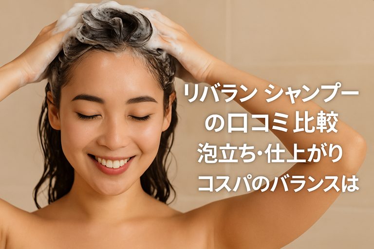 リバラン シャンプーの口コミ比較|泡立ち・仕上がり・コスパのバランスは?