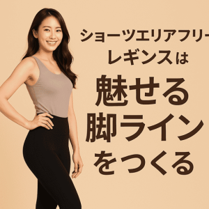 ショーツエリアフリーレギンスは“魅せる脚ライン”をつくるこだわり設計がすごい