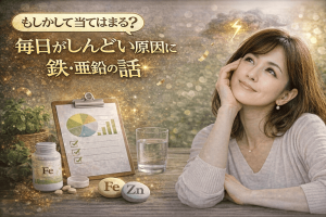 もしかして当てはまる？毎日がしんどい原因に考えたい鉄・亜鉛の話
